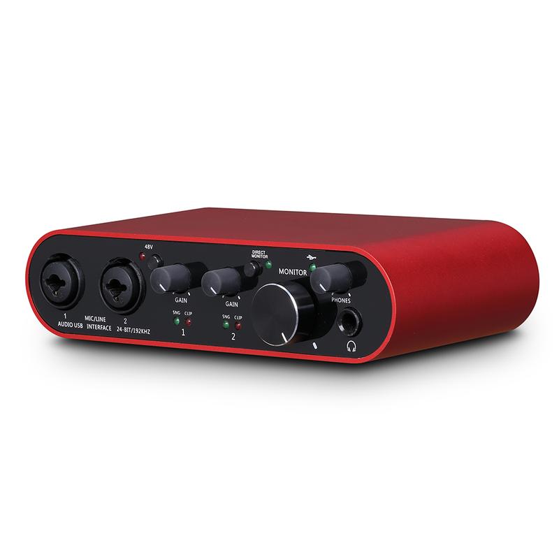 BOMGE - Antara Muka Audio USB 22S, SOLO Merah dengan Kuasa Hantu ...
