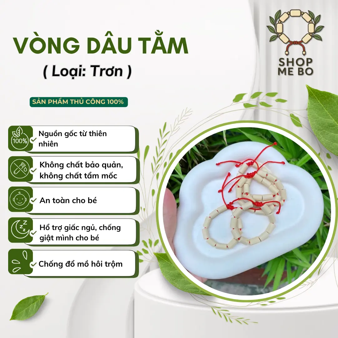 VÒNG DÂU TẰM CHO BÉ - Cây dâu tằm đực già đặc lõi