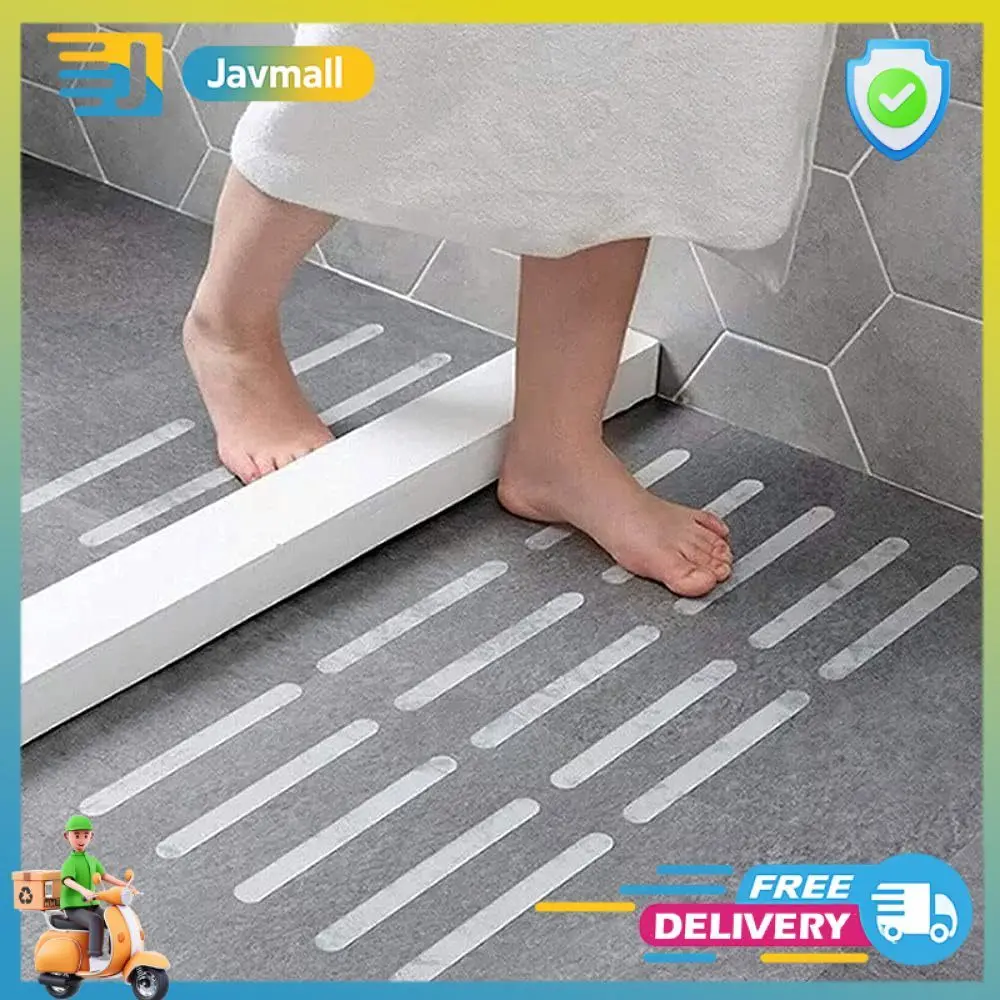 6 PCS Lakban Stiker Anti Slip Licin Lantai Kamar Mandi Toilet Tangga Kolam Strips Sticker
