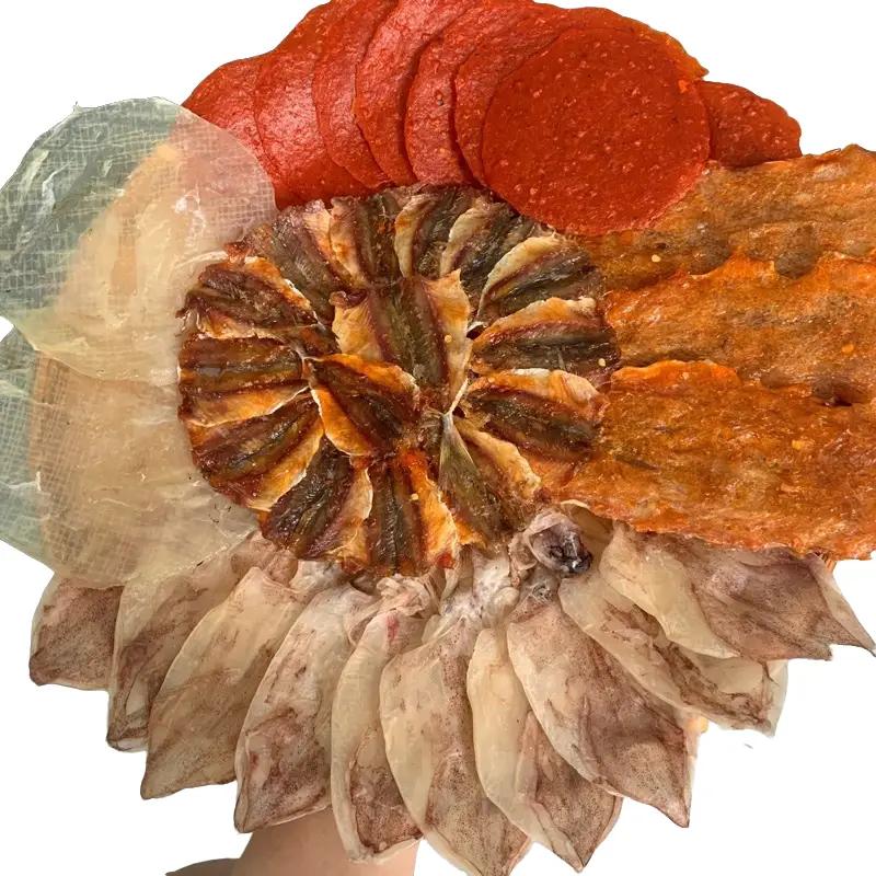 Combo Mới Khô Cá Khô Mực 500g Gồm: 100g Khô Mực & 400g Khô Cá 4 Loại Cá Chỉ Vàng Cá Mối Cá Bò Chả Đỏ Ăn Vặt