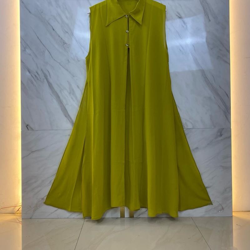 Long outer ceruti/cardigan babydoll/outer hijaber/outer kekinian Ceruty Wanita Remaja Kardigan 4