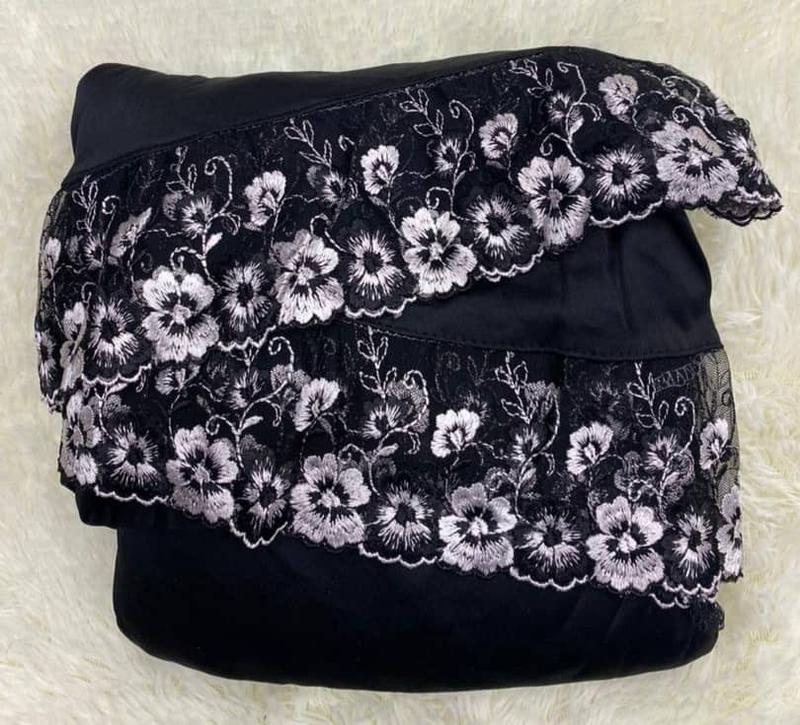 Product Introduction of Double Lace Malaysian Mokna Set Traditional Womenswear 25