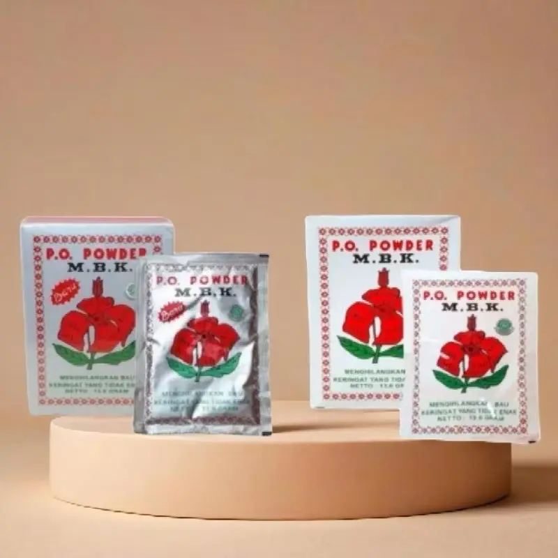 ￼Bedak MBK putih || Silver  sachet 13.6 gr