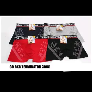 CD BXR Terminator 3088 Celana Dalam Pria Hitam Merah Abu-abu Nyaman dan Stylish