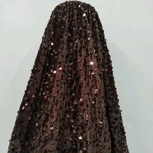 Kain Antik Sequin Payet Bludru bahan Beludru Payet Grade A limited edition (harga per setengah meter)