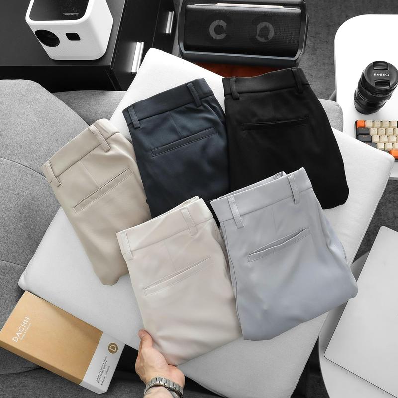 [ ZODIOMEN ] Quần Tây LUCAS Nam Form Âu, Đai Lưng Thun Co Dãn, Chất Vải Cao Cấp Mềm Mịn, Không Nhăn, Lịch Lãm Và Sang Trọng
