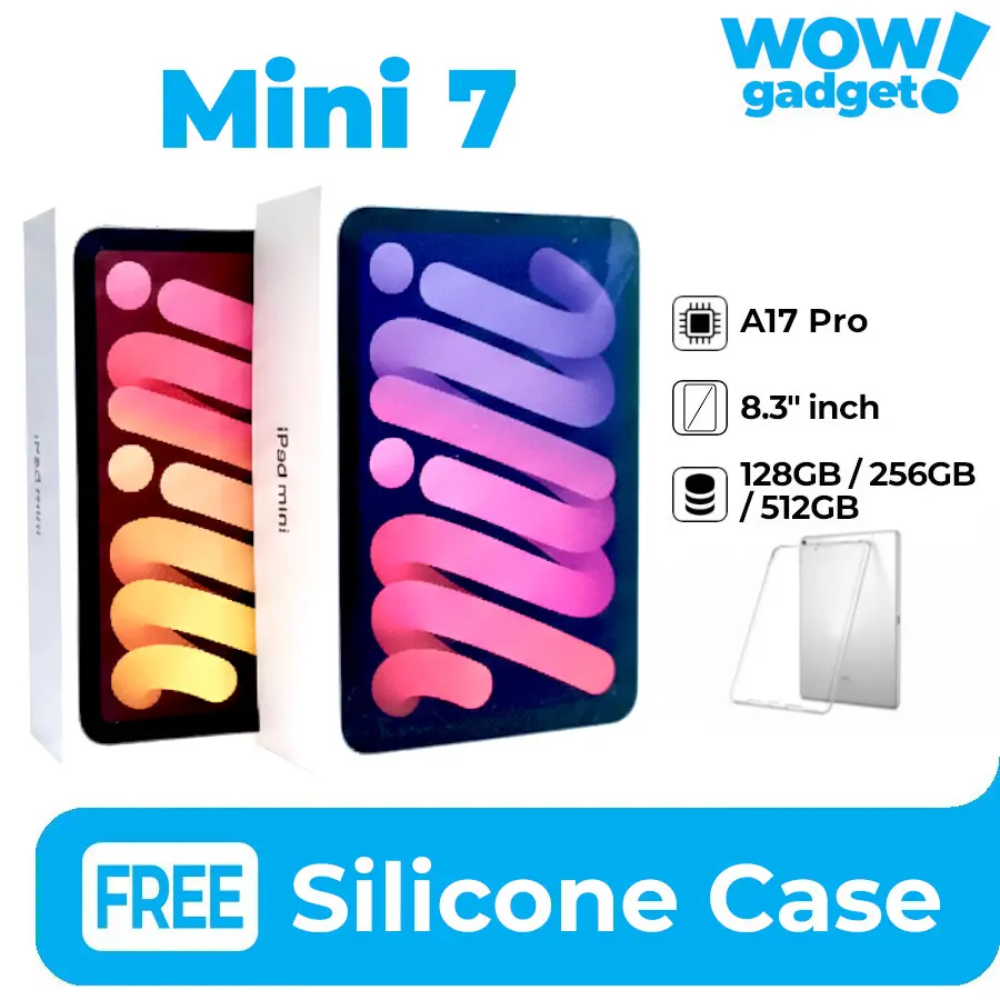 [Live] Apple iPad Mini 7 (A17 Pro) 256GB Wifi Only 128GB 512GB 2024 8.3 inch Garansi Original
