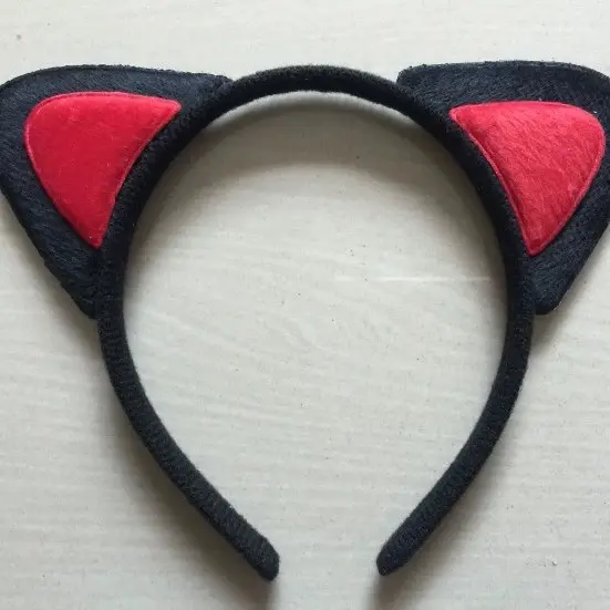 Hair band for kids children rabbit ears cute party wear red white or pink