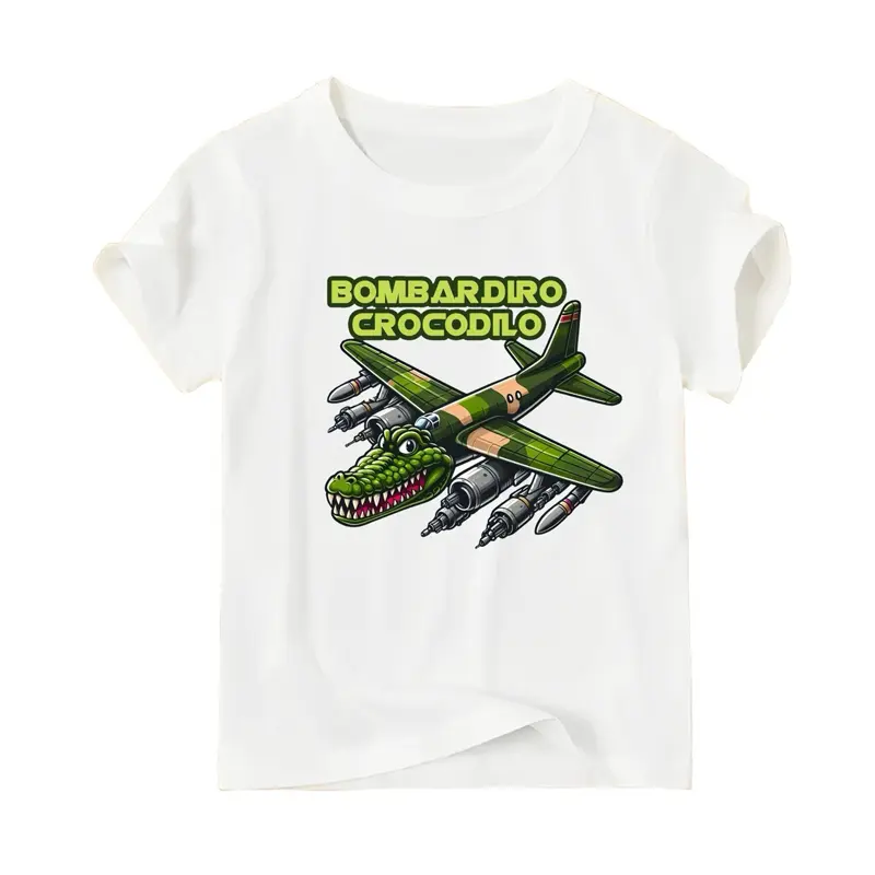Kaos Anak Viral Anomali Bombardiro Crocodilo 2