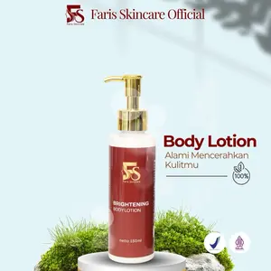 Faris Skincare Official FS Brightening Body Lotion Alami Mencerahkan Kulitmu 150ml