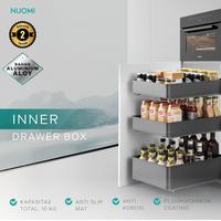 Gambar Laci Dalam Aluminium Nuomi – ENCANTO Inner Drawer Box 600mm (Champagne Gold / High Class Grey) - Champagne Gold, 600mm dari Nuomi Indonesia Kota Bandung 1 Tokopedia