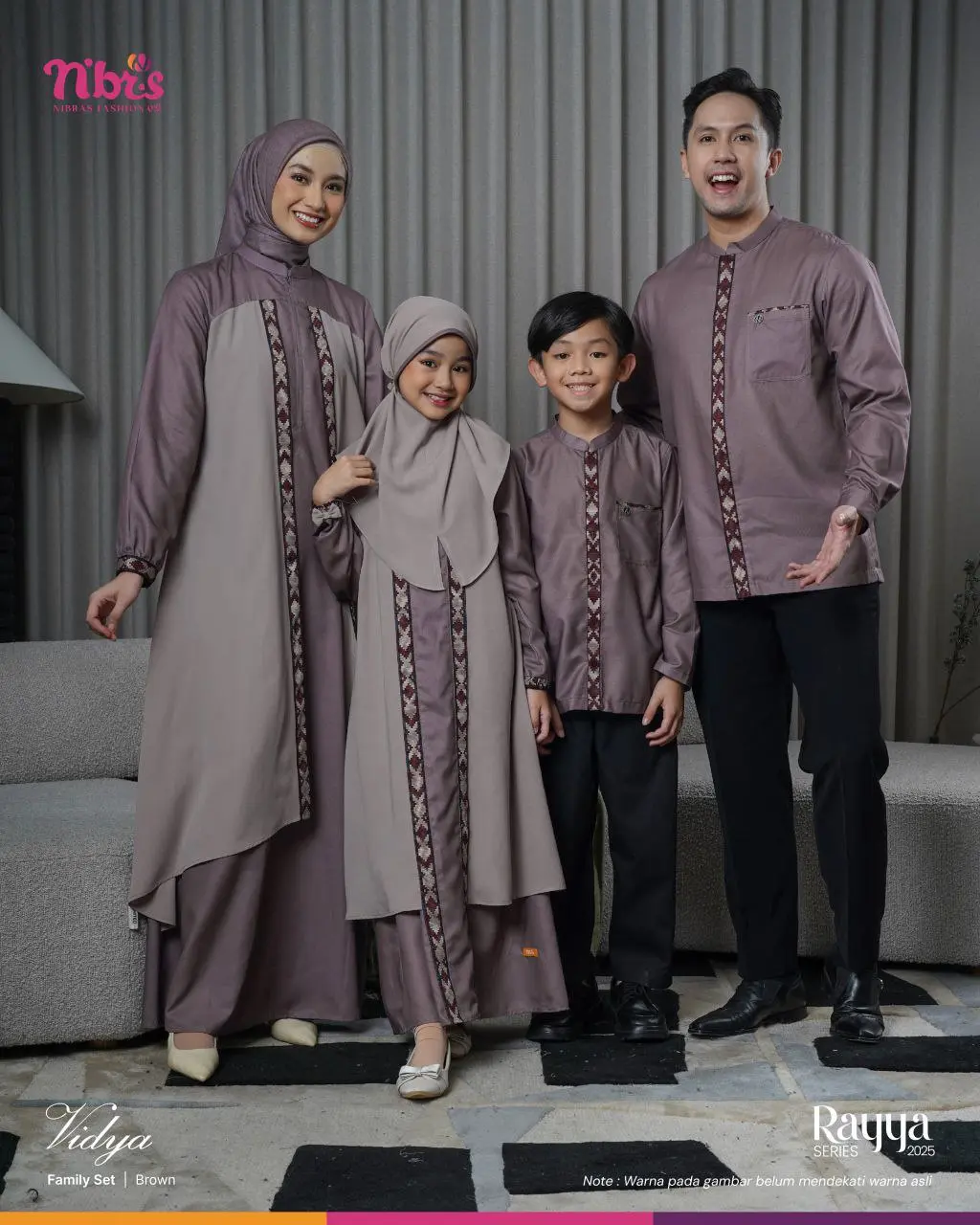 Rayya Series Vidya / Sarimbit Keluarga Couple / Stok Terbatas