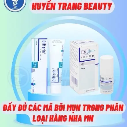 [ Hàng công ty] Kem dưỡng bôi da mụn ẩn mụn viêm differin cream, Epiduo gel tuýp 15g/ 30g cream/gel Skincare Women Nữ Chăm Sóc Da Cho Da Mụn Giảm Mụn Làm Đẹp Da