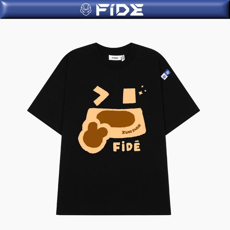  Áo thun FIDE Teddy unisex form rộng nam nữ local brand cổ tròn oversize- AT207 