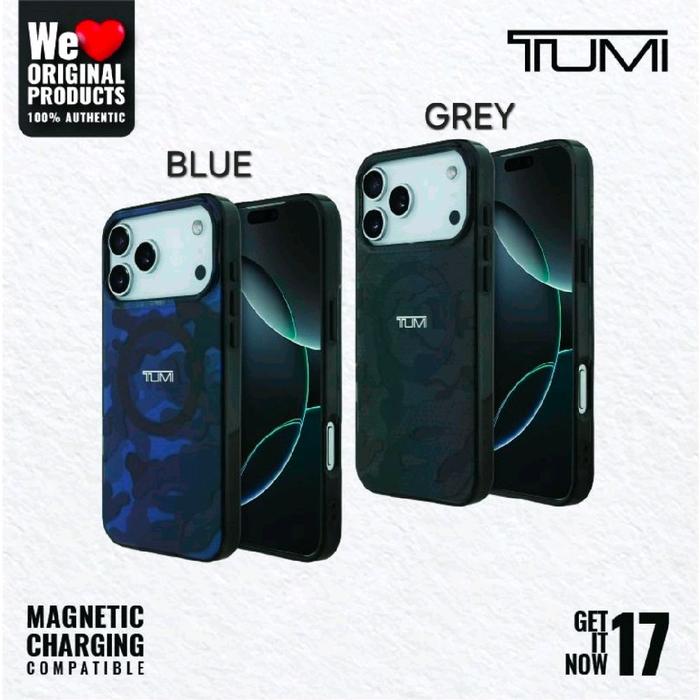 MagSafe Wallet iPhone 17 Pro Max Case | Tumi US TUMI MagSafe Compatible Phone Case for iPhone 17 Pro Max - Black Camo display picture 1