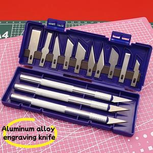 13 aluminum alloy hand carving DIY hand tools carving art carving, metal handle