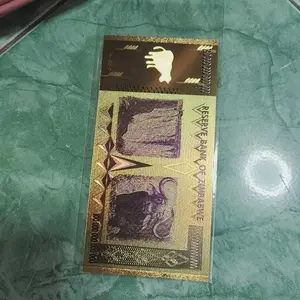 Uang 100 Triliun Zimbabwe Gold Foil – Best Seller!