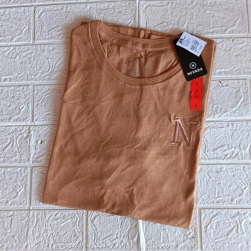 kaos NvD lengan pendek logo bordir bahan katun combed24s 2