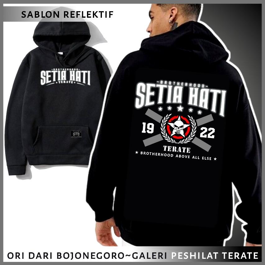 JAKET HODIE PSHT SETIA HATI TERATE REFLEKTIF VIRAL Hoodie Keren Pria