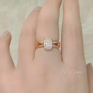 [ Beli 2 Produk Apapun Gratis 1 ] La Vienne - Abella - Cincin Titanium Wanita Anti Karat Aesthetic - Perhiasan Elegan Cantik Mewah Simple Rings