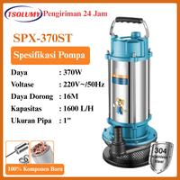 Gambar Tsolumy  Pompa Celup Air Kotor SPX-370ST Orange Stainless Submersible Pump 1 Inch Pompa Kolam lkan dari TsolumyOfficial Kota Tangerang 3 Tokopedia