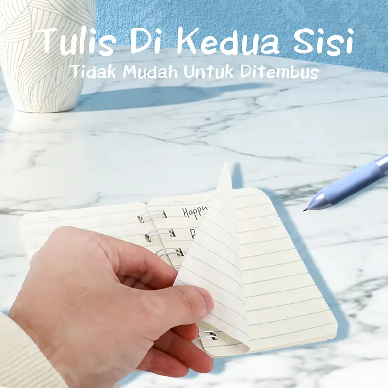 [READY] Aimilo Notebook Mini A7 Buku Kecil Catatan Scrapbook Mini Buku Notes Kecil Alat Tulis Sekolah 80 Lembar Kertas Binder 2