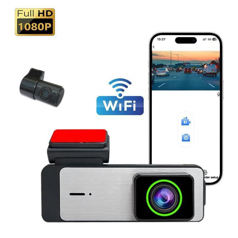  Camera Trong Xe ô tô 1.97 Inch WIFI 1080P DVR Xe Hơi Tầm Nhìn Ban Đêm Máy Ghi Âm Lái Xe Ô Tô Dashcam Camera Hành Trình 