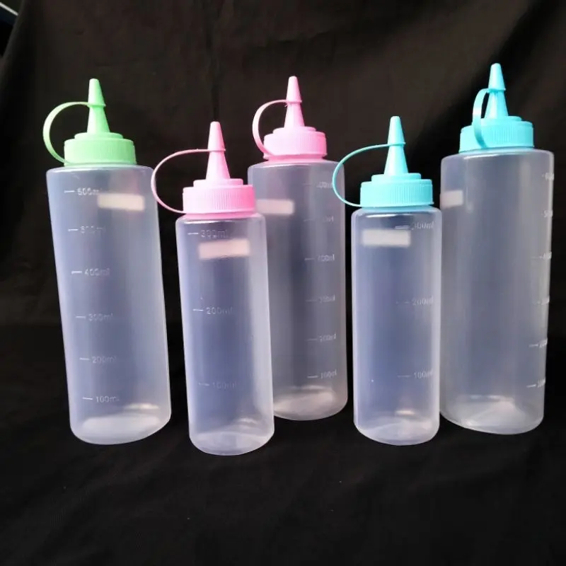 Botol mayonaise mojo Sunrise 300 ml,  400 ml, 600 ml / Botol saus / Botol squize / Botol Kecap