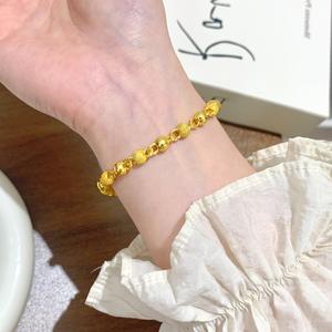 Gelang sauh Tangan, Ringan, Rekaan Manik, Gaya Elegan, Barang Kemas Pesona Bertuah Wanita, Gelang Boleh Laras kamassi titanium bangle Rantai Bracelets Jewelry