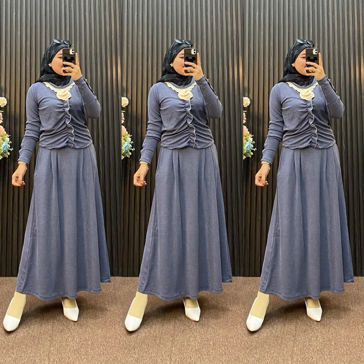 Stelan Rok Knit Dewasa Cantik Premium