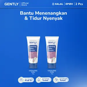 [BELI 2 LEBIH HEMAT] GENTLY Baby Bundling Calming Baby Cream | Calming Baby Cream Krim Bayi Nyaman untuk si Kecil