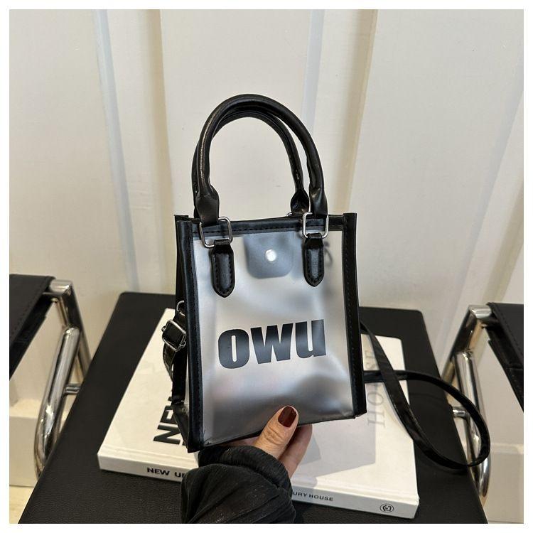 Túi Trong Suốt Cho Nữ, Túi Thạch Mới 2024, Túi Nữ Mùa Hè, Thời Trang, Cầm Tay Và Một Bên Vai, Túi Đeo Chéo, Cỡ Nhỏ Phù Hợp