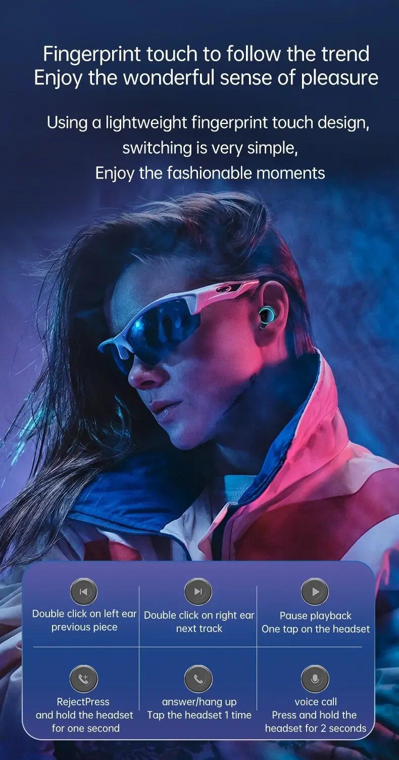Product Introduction of Original M25 TWS Wireless Headphones Earphones Bluetooth Touch Control Noise Reduction Stereo Waterproof Earbuds Headsets Audio Electronic 13
