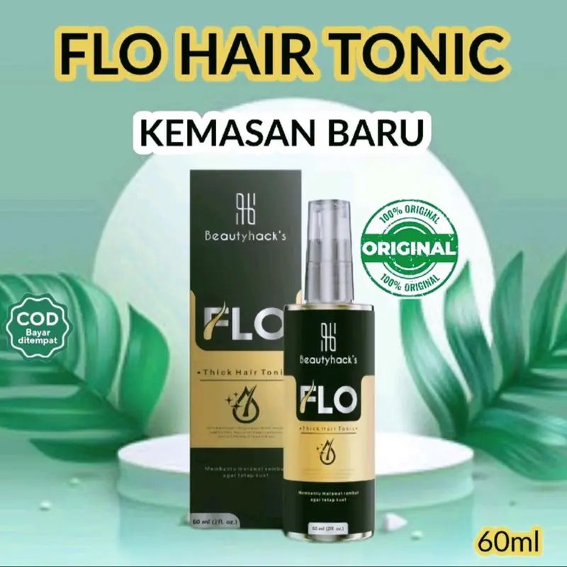 Flo hair tonic perawatan Rambut original BPOM 60ml memanjangkan Rambut memanjangkan Rambut Haircare Solusi Rambut Haircare treatment 0