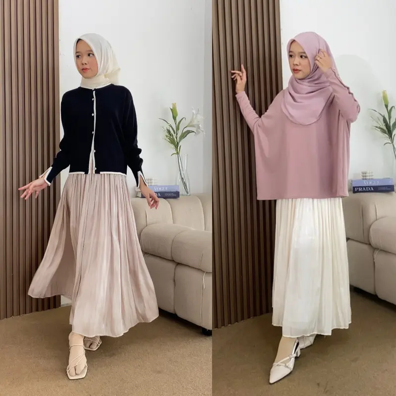 Aleka - (Tebus Murah) Claudia Skirt Casual Hari Raya (READY LANGSUNG KIRIM) 8