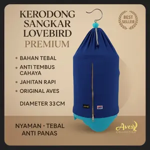 Krodong Lovebird Aves Original Tebal – Diameter 33cm Sangkar Bulat Kapsul