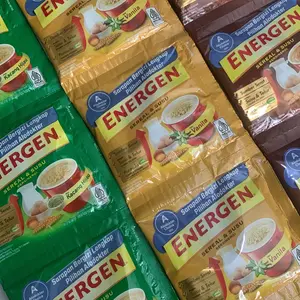 Energen - susu + sereal dengan rasa coklat,vanilla dan kacang hijau paket 3 lembar