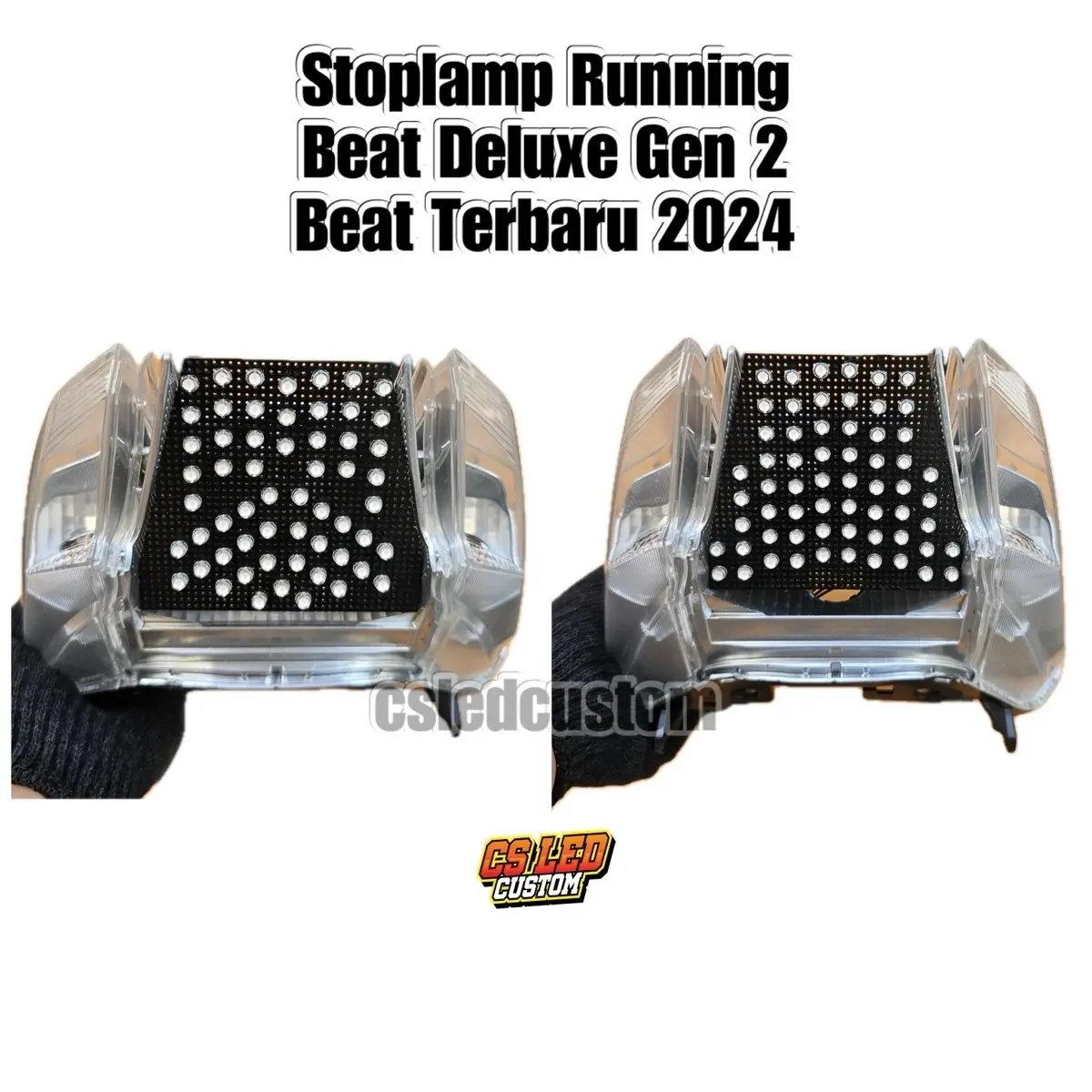 Stoplamp Running Beat Deluxe Gen 2 / Beat New 2024 / Beat Keluaran Terbaru 11 mode pnp Lampu Motor