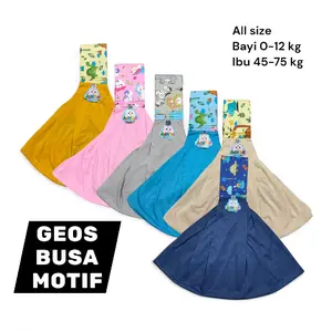 Geos Busa Gendongan Samping Anti Ribet Geos Instan Warna Terkumplit Bahan Adem Uk Allsize Bayi Bunda