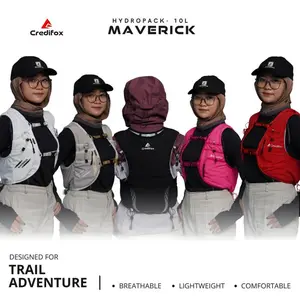 Tersedia - Credifox Vest Trail Running Maverick Series 10 Liter - Hydropack Hiking - Tas Tek Tok Gunung - Tas Sepeda - Tas Running
