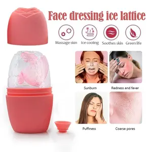 Ice Face Roller Silikon – Alat Pijat Wajah dengan Es Batu, Masker Dingin Pengencang Pori & Penyegar Kulit 1279 Facial Mengencangkan