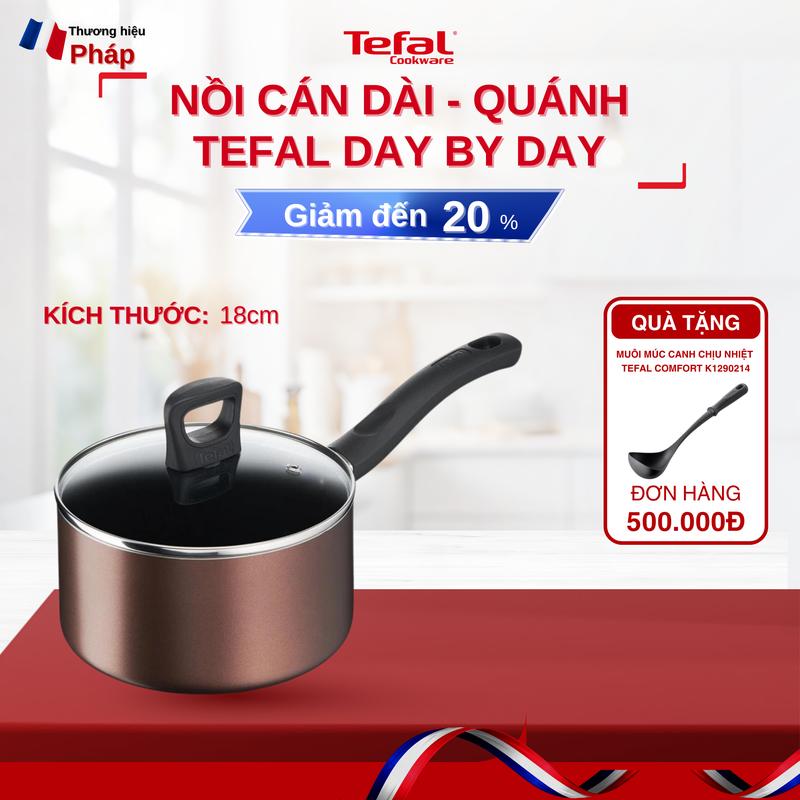 Nồi cán dài quánh Tefal Day By Day 18cm G1432305