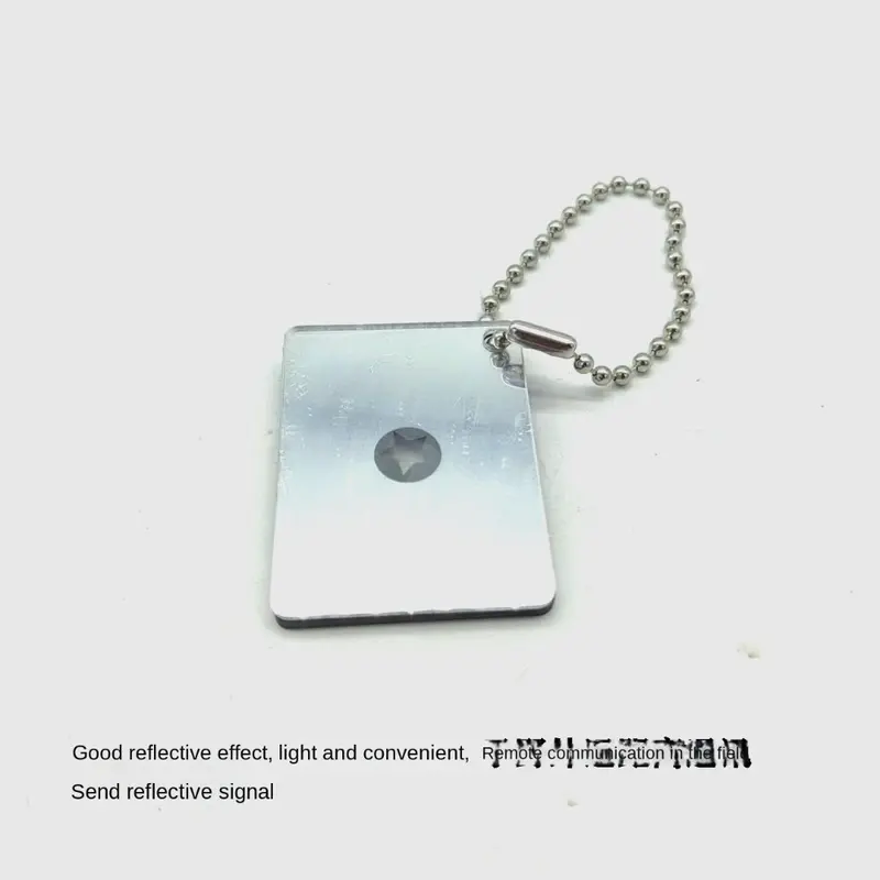 Gương tín hiệu ngoài trời, chất liệu Acrylic chất lượng cao, công cụ lĩnh vực đa chức năng, gương tín hiệu đa chức năng, phụ kiện thiết bị phiêu lưu, sinh tồn ngoài trời, người sống sót, phản chiếu, thích hợp cho các hoạt động ngoài trời 1