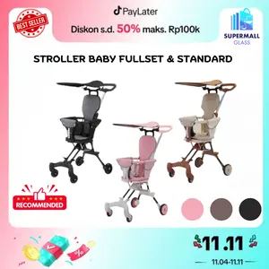[SHS] COD Stroller Baby Kereta Dorong Bayi Balita Cewek Dan Cowok / Stroller Cabin Size / Stroler Bayi Lipat Kereta Dorong Baby Dorongan Anak