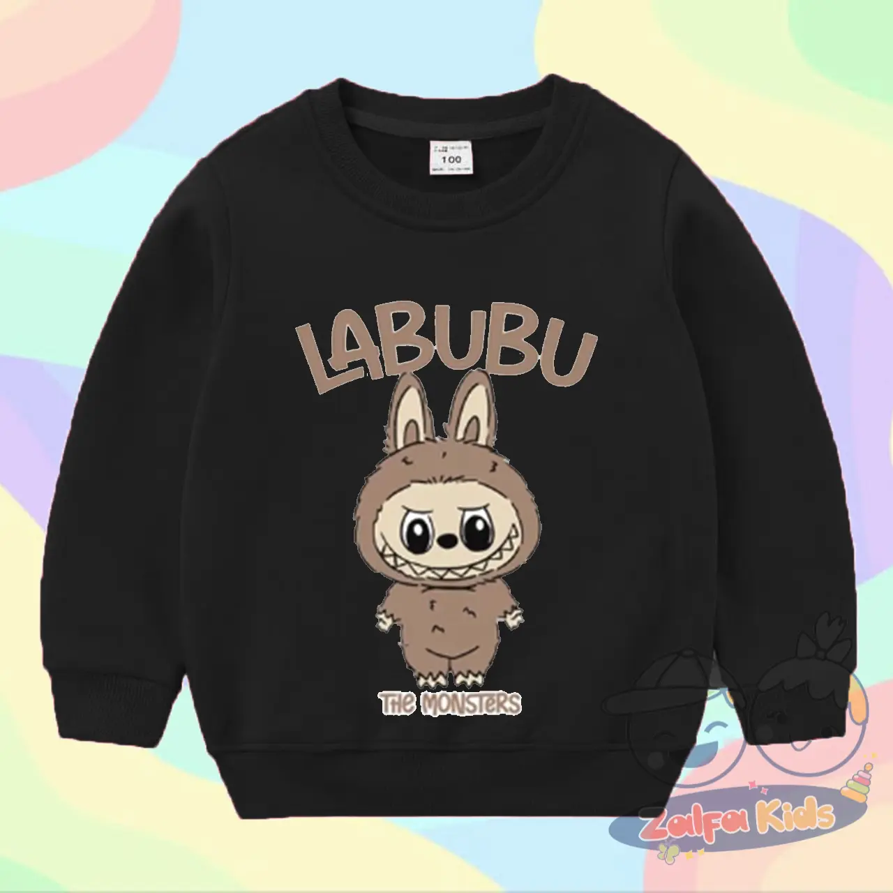 SWEATER ANAK ANAK LABUBU MACARON THE MONSTERS Jaket Fashion