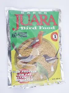 pelet burung berkicau juara anti stress kemasan @ 450 gram