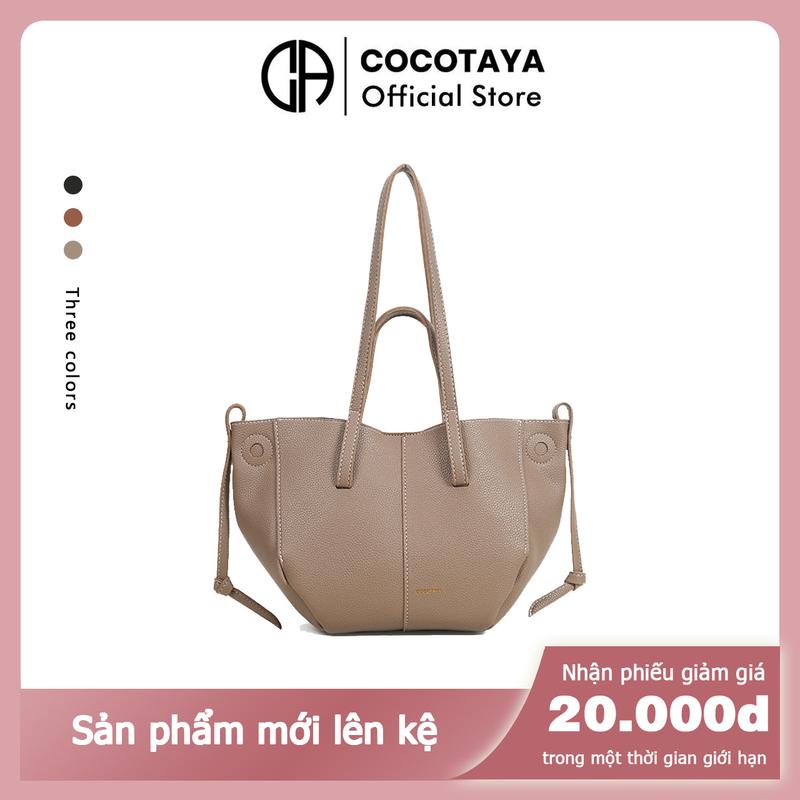 COCOTAYA Barriley Bag Túi Xách Sức Chứa Lớn, Thiết Kế Đơn Giản Và Dễ Phối Đồ Thời Trang Cao Cấp, Phong Cách Cổ Điển Túi Kẹp Nách, Làm Bằng Da PU, Túi Tote