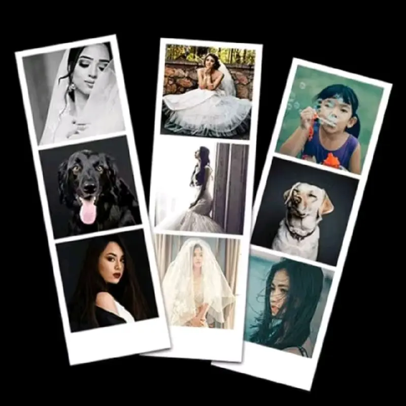 CETAK POLAROID PHOTOSTRIP glossy 260 gsm Tinta Original Foto Accessories Kamera Tripod Camera 0