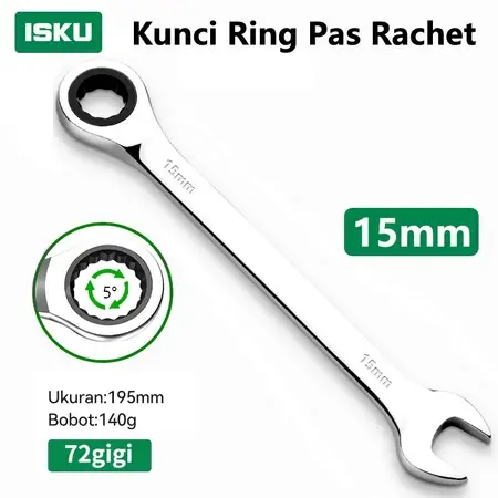 Pas Ratchet 15mm