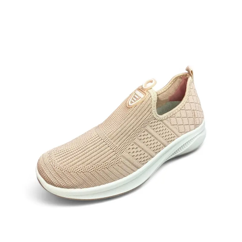 SAILATU sepatu rajut model wedges slip on model terbaru S860 Flat Cewek Shoes Wanita Hitam Kerja 3